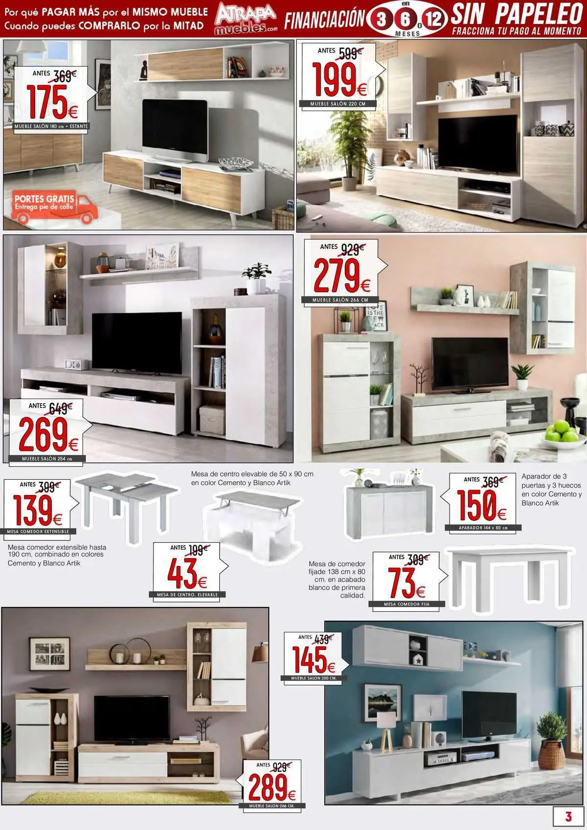 Catálogo de ATRAPAmuebles Folleto 28 de agosto al 11 de septiembre 2023 - Página 3