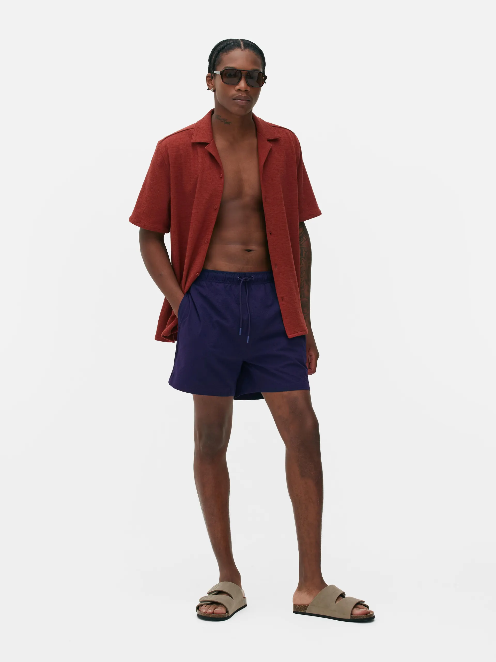 Textured Swimming Shorts