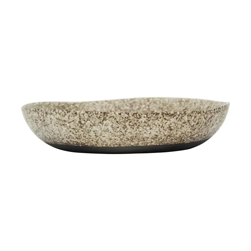 Nox bowl Ø28 cm Brown-white
