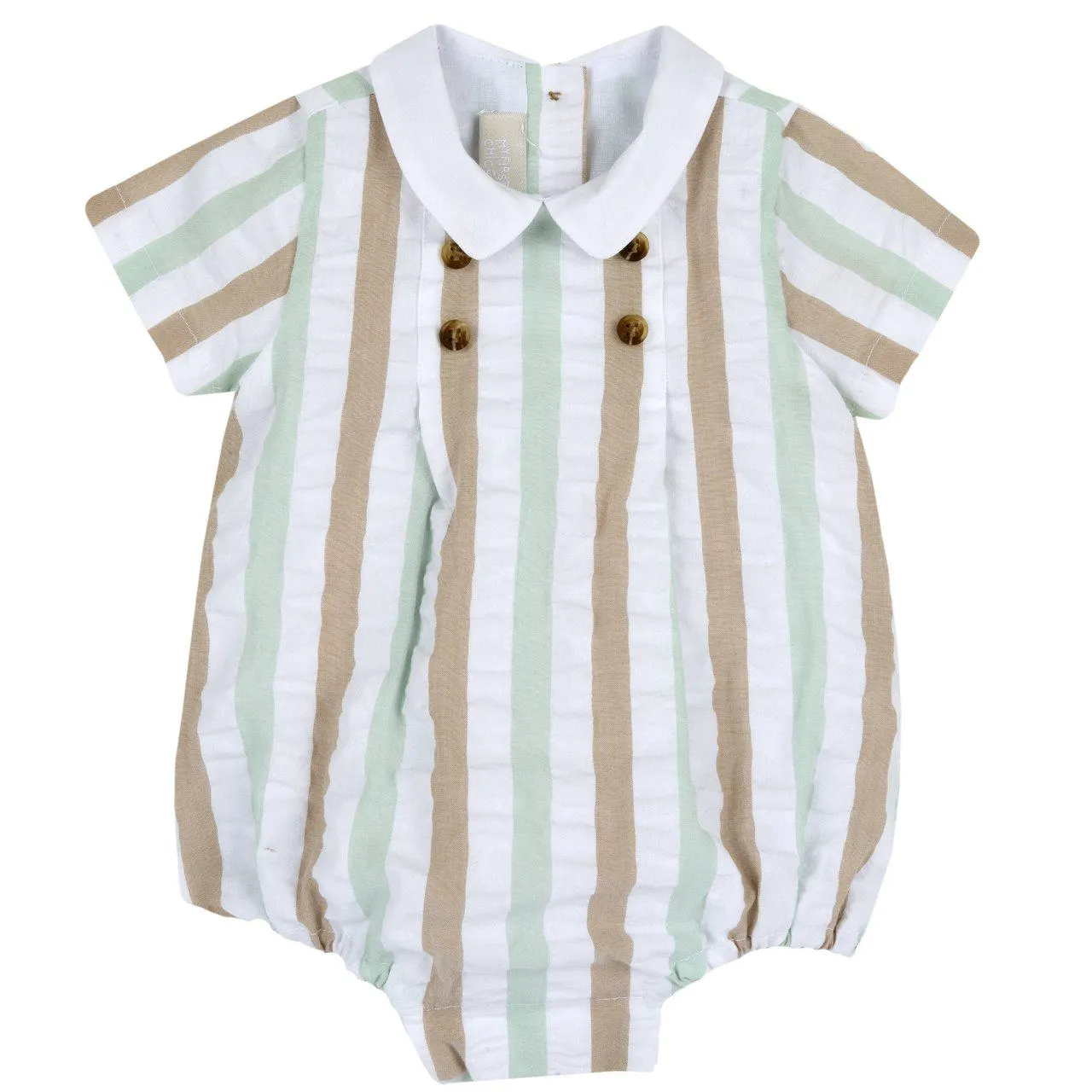 Mono a rayas con cuello