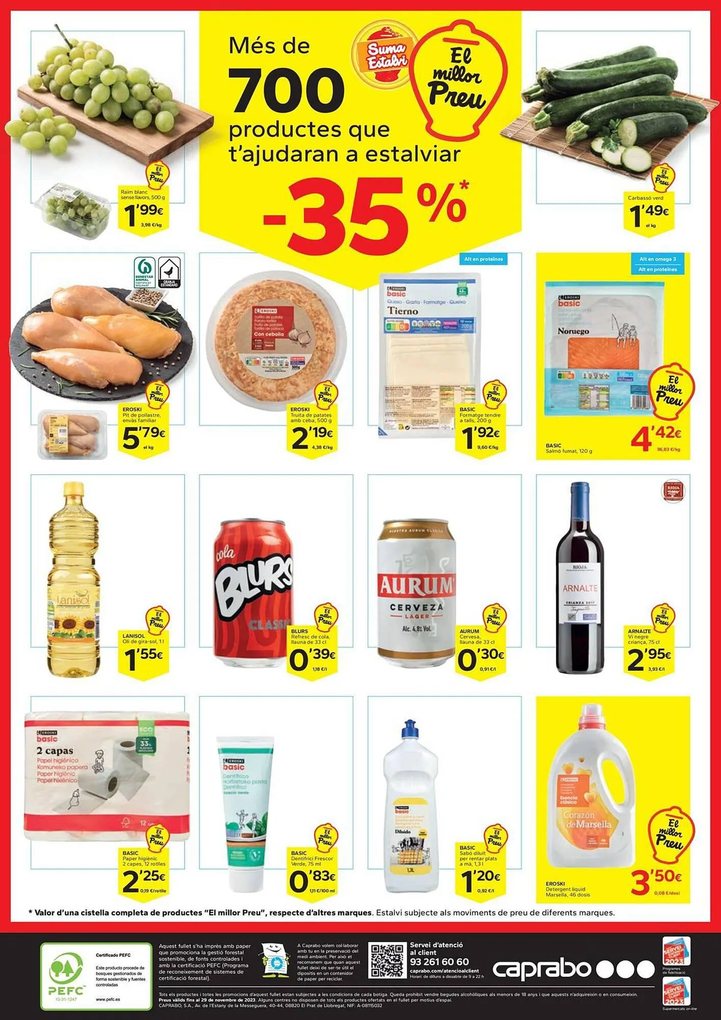 Catálogo de Folleto Caprabo 16 de noviembre al 29 de noviembre 2023 - Página 4