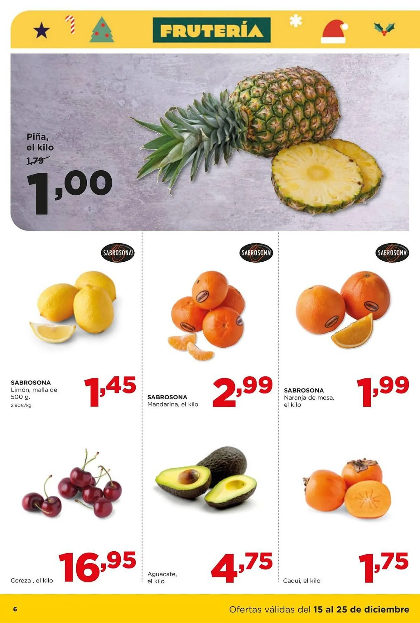 Catálogo de Folleto Alimerka 15 de diciembre al 25 de diciembre 2025 - Página 6