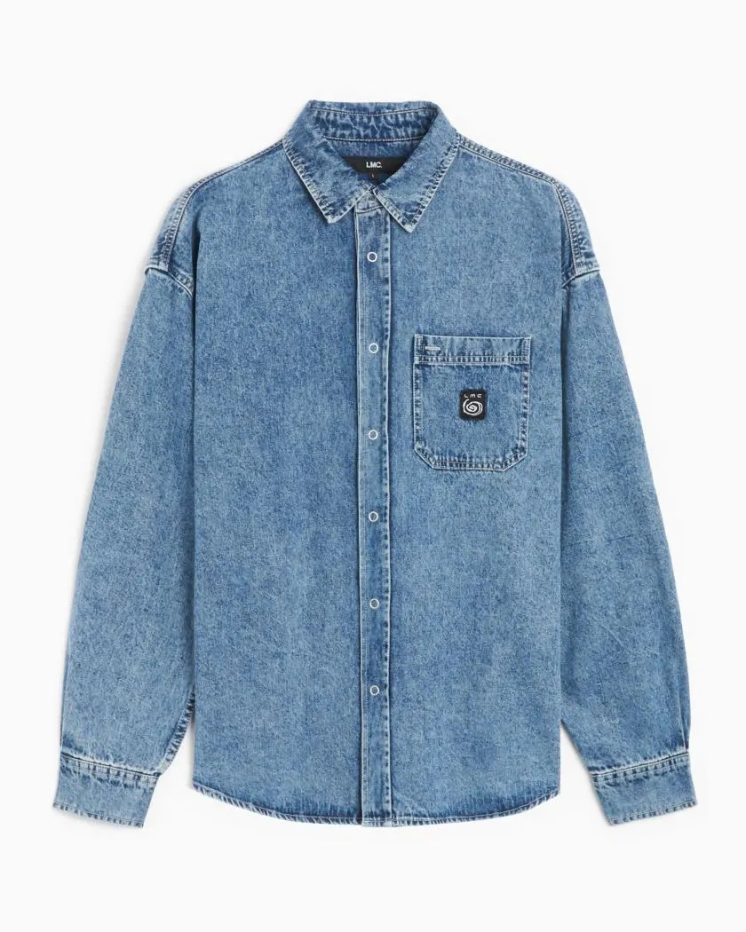 LMC Men's Oversized Denim Shirt