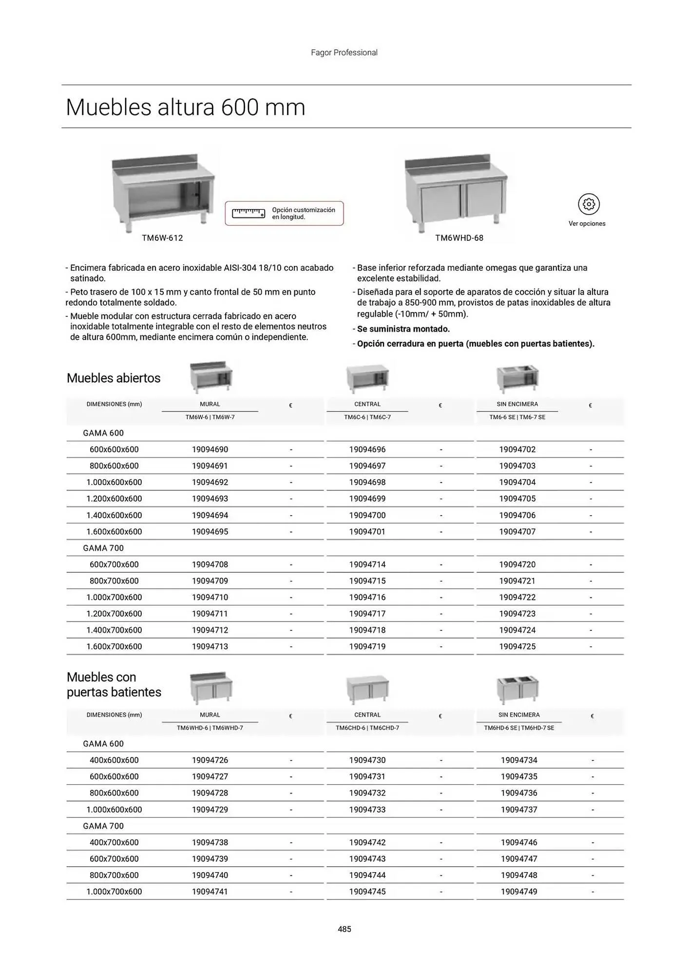 Catálogo de Folleto Fagor 3 de marzo al 1 de enero 2026 - Página 486