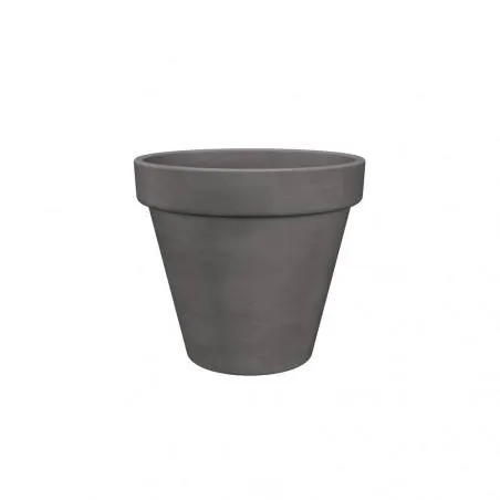 MACETA BARRO ANTRACITA