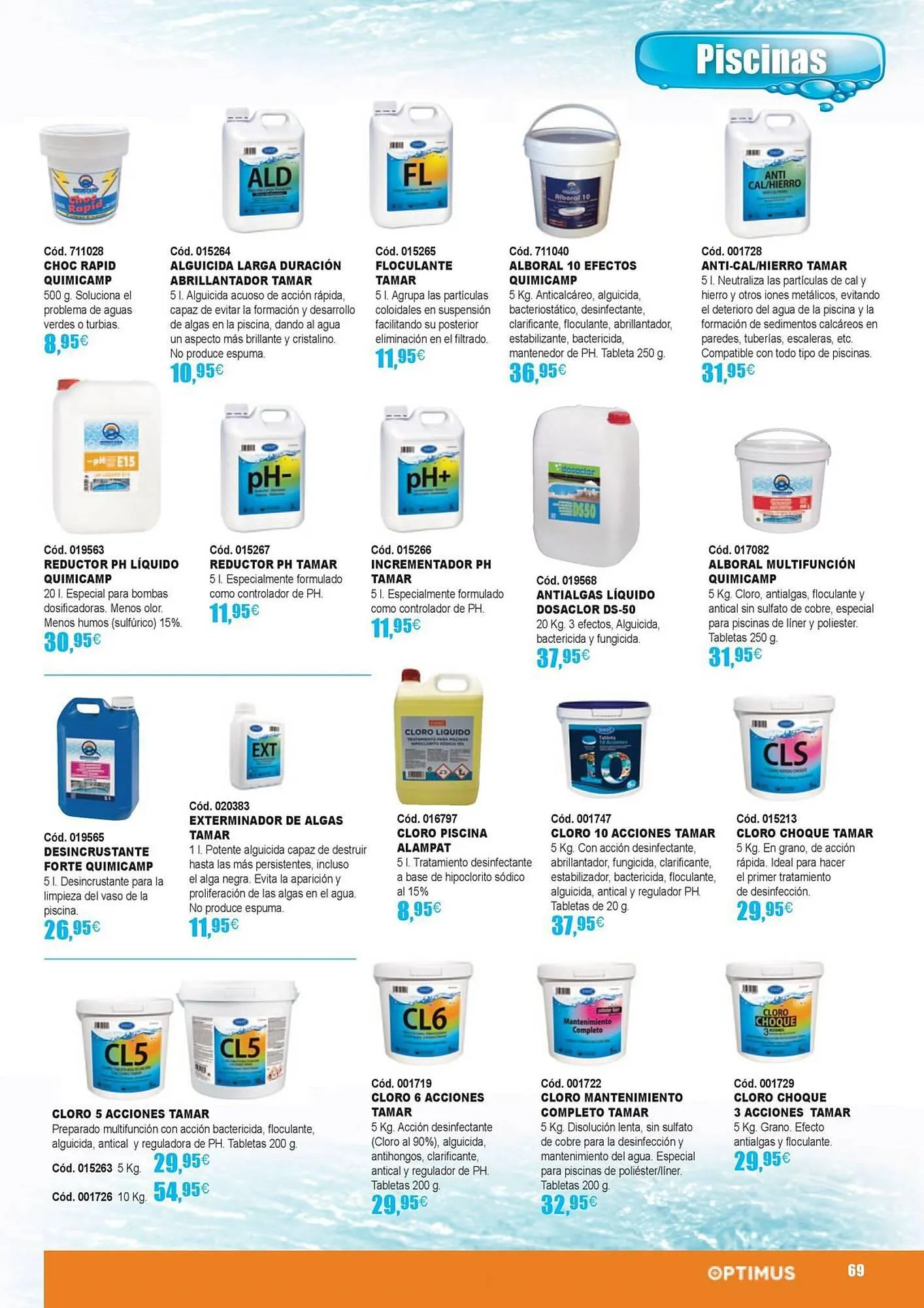 Catálogo de Folleto Optimus 21 de marzo al 31 de agosto 2024 - Página 69