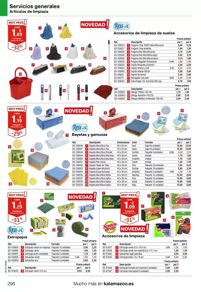 Catálogo de Staples Kalamazoo Catálogo General 9 de enero al 30 de septiembre 2025 - Página 296