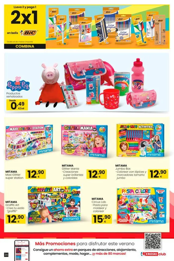 Catálogo de Vive el verano HIPERMERCADOS EROSKI 13 de junio al 10 de julio 2024 - Página 36