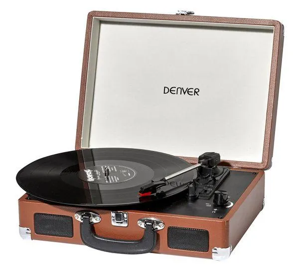 DENVER VPL-120 TOCADISCOS USB MARRON