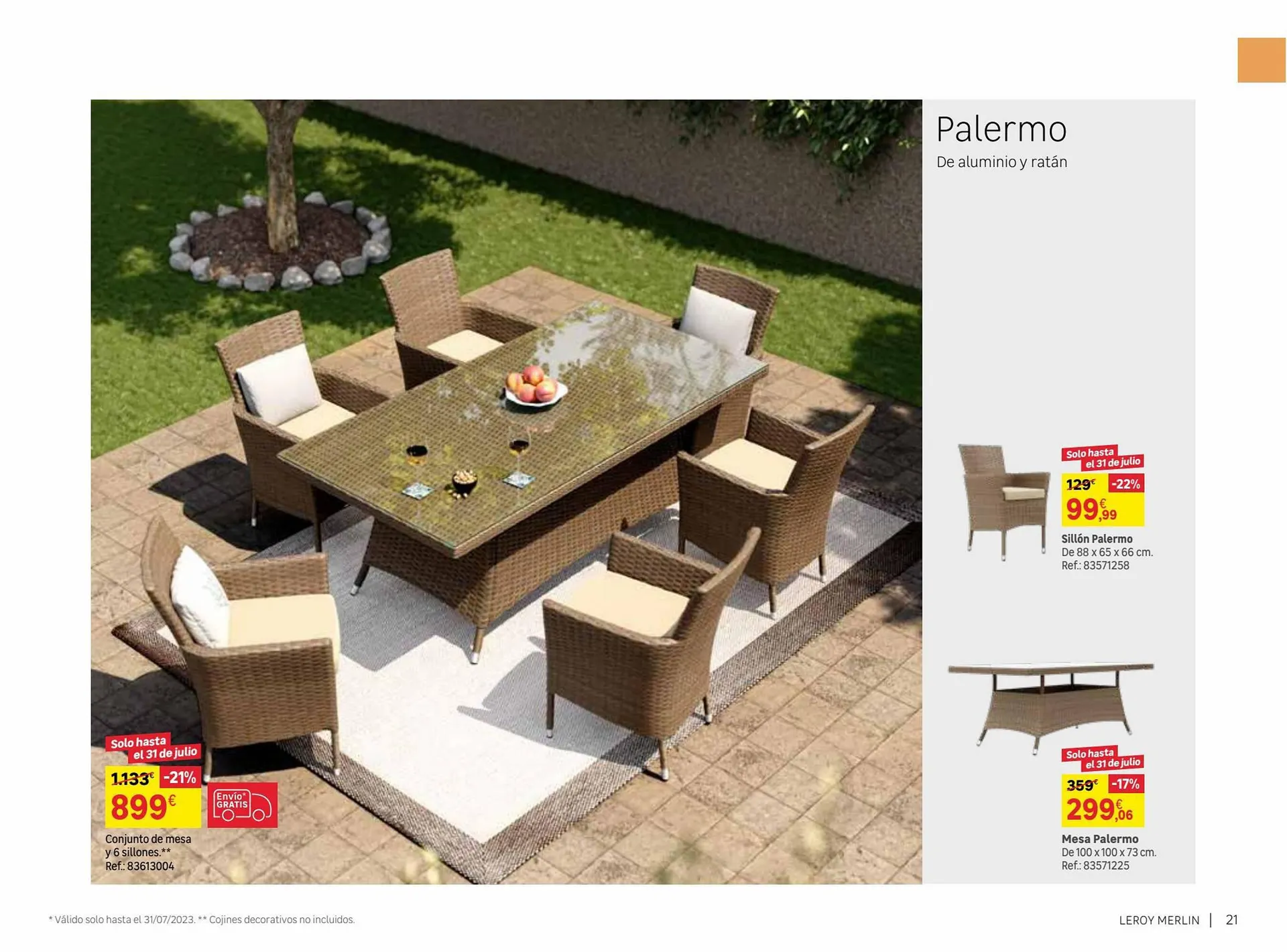 Catálogo de Folleto Leroy Merlin 9 de junio al 31 de julio 2023 - Página 21