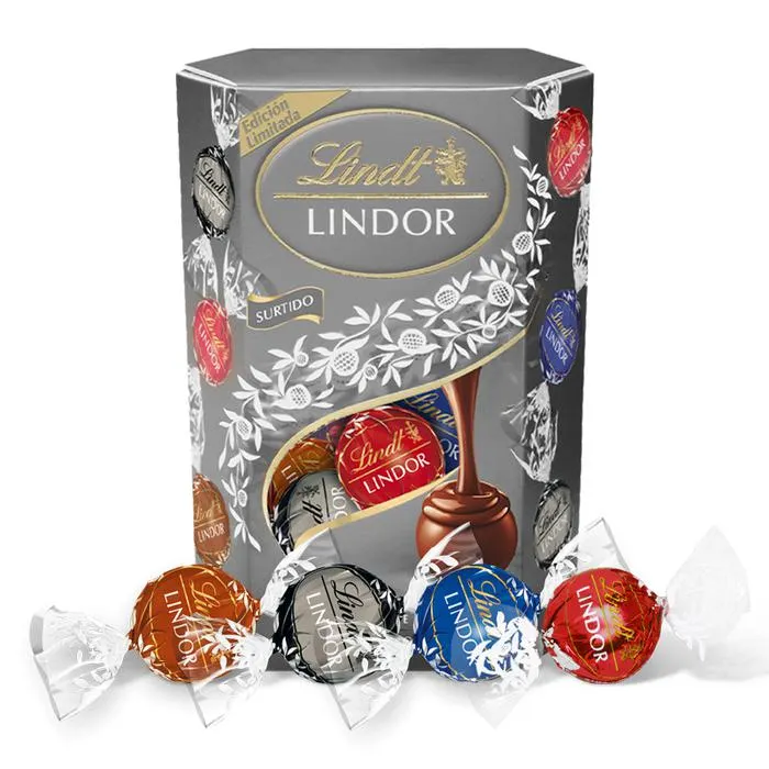 Lindor Cornet Surtido Silver 200g