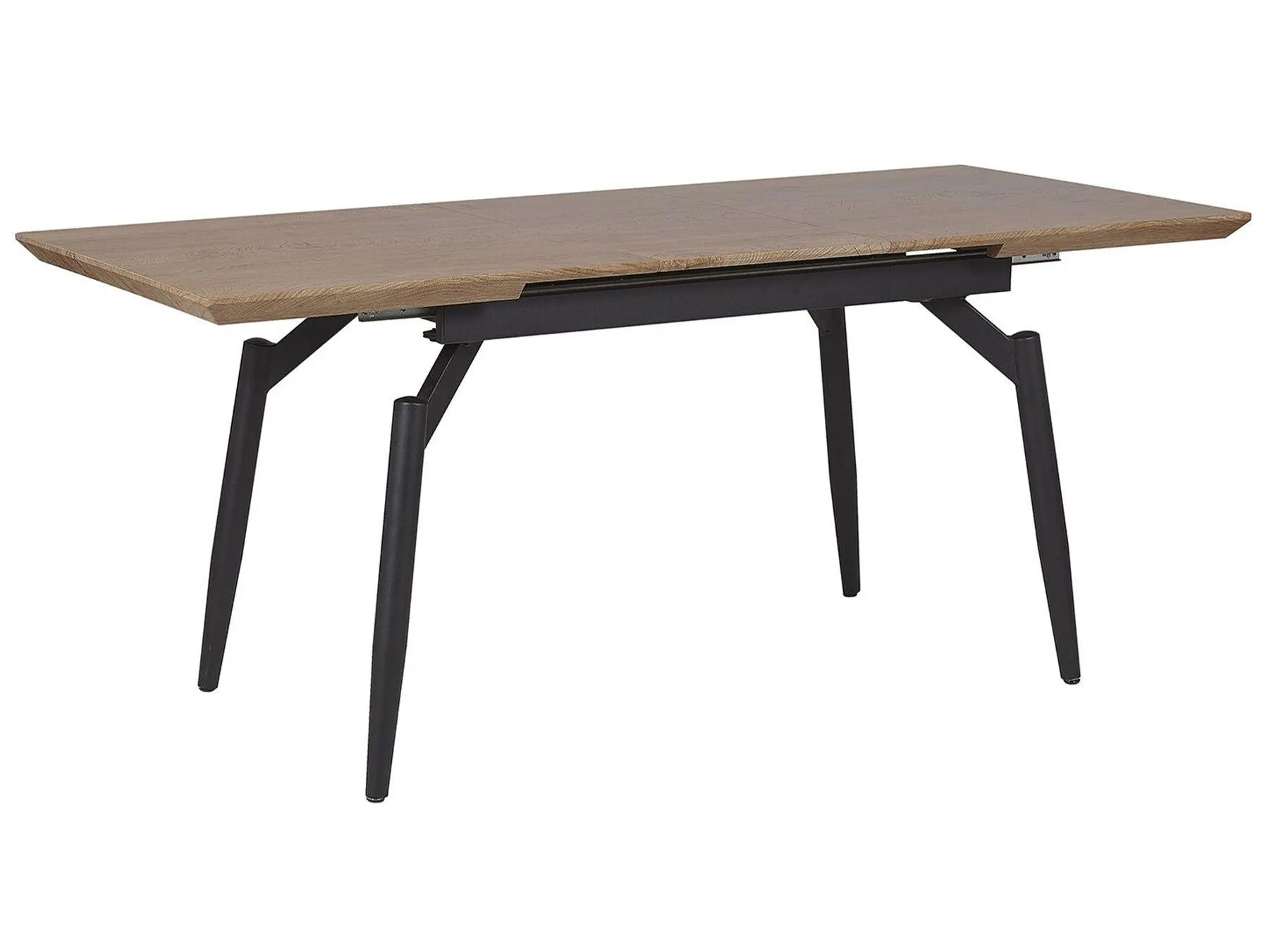 Mesa de comedor extensible BARBOSA Marrón oscuro 140/180 cm 80 cm