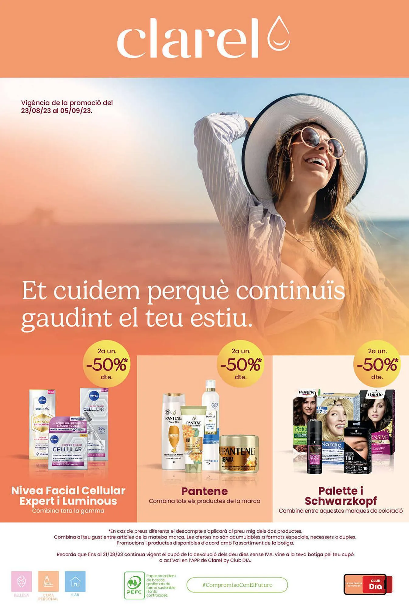 Catálogo de Folleto Clarel 23 de agosto al 5 de septiembre 2023 - Página 1