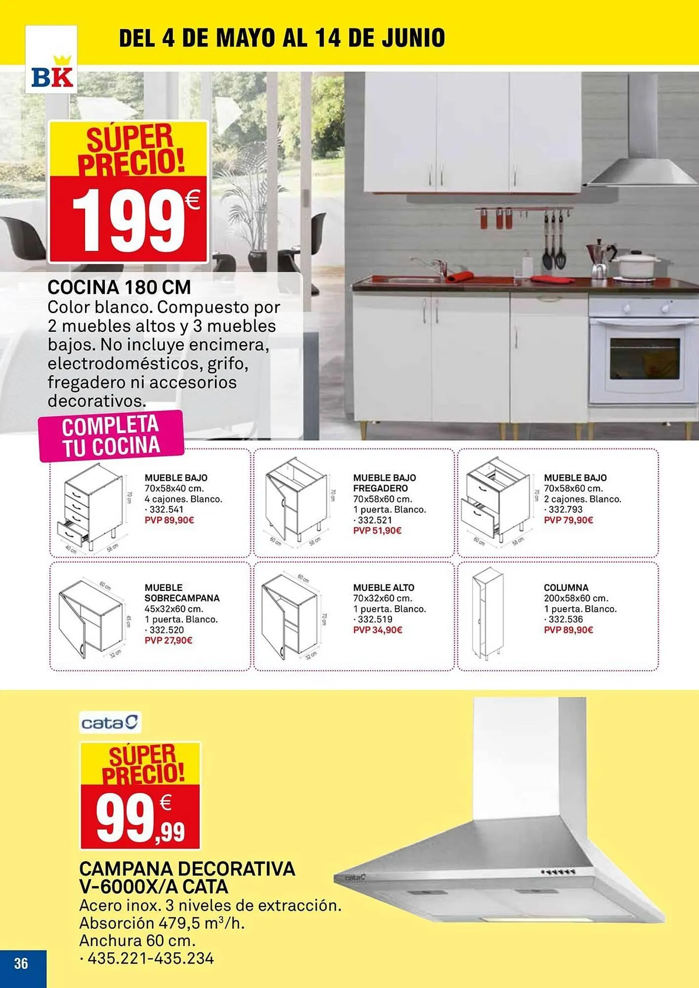 Catálogo de Catálogo Bricoking 5 de mayo al 14 de junio 2026 - Página 36