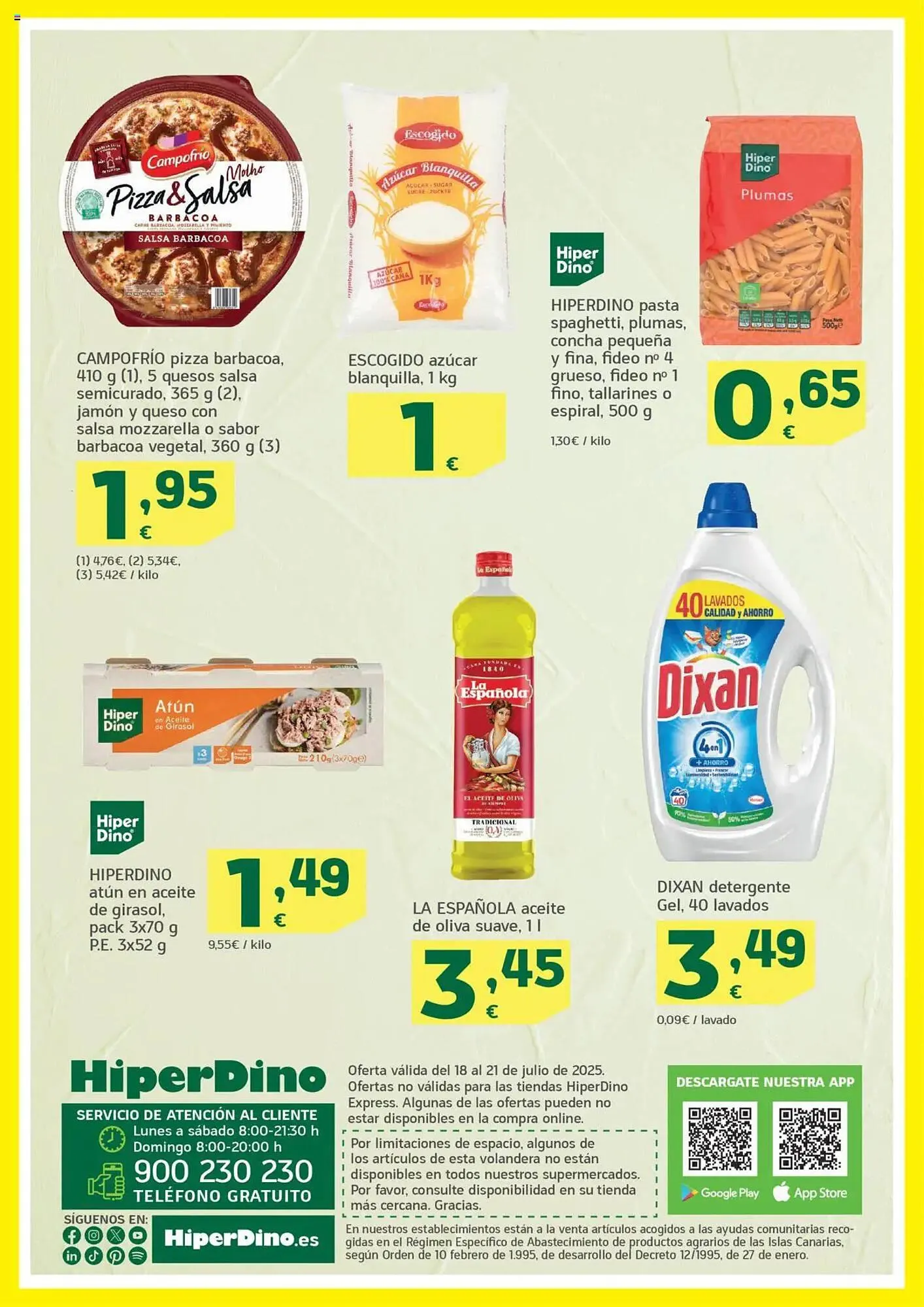 Catálogo de Folleto HiperDino 18 de julio al 22 de julio 2025 - Página 2
