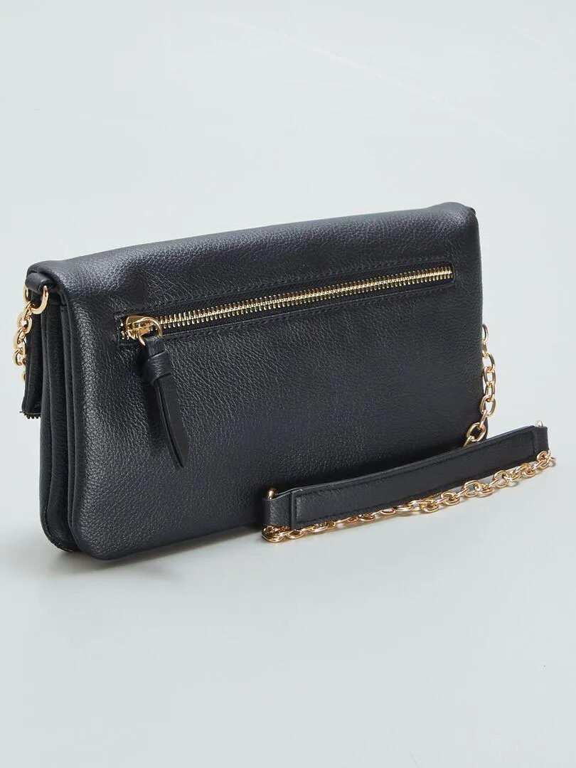 Bolso sobre con cadena bandolera - NEGRO