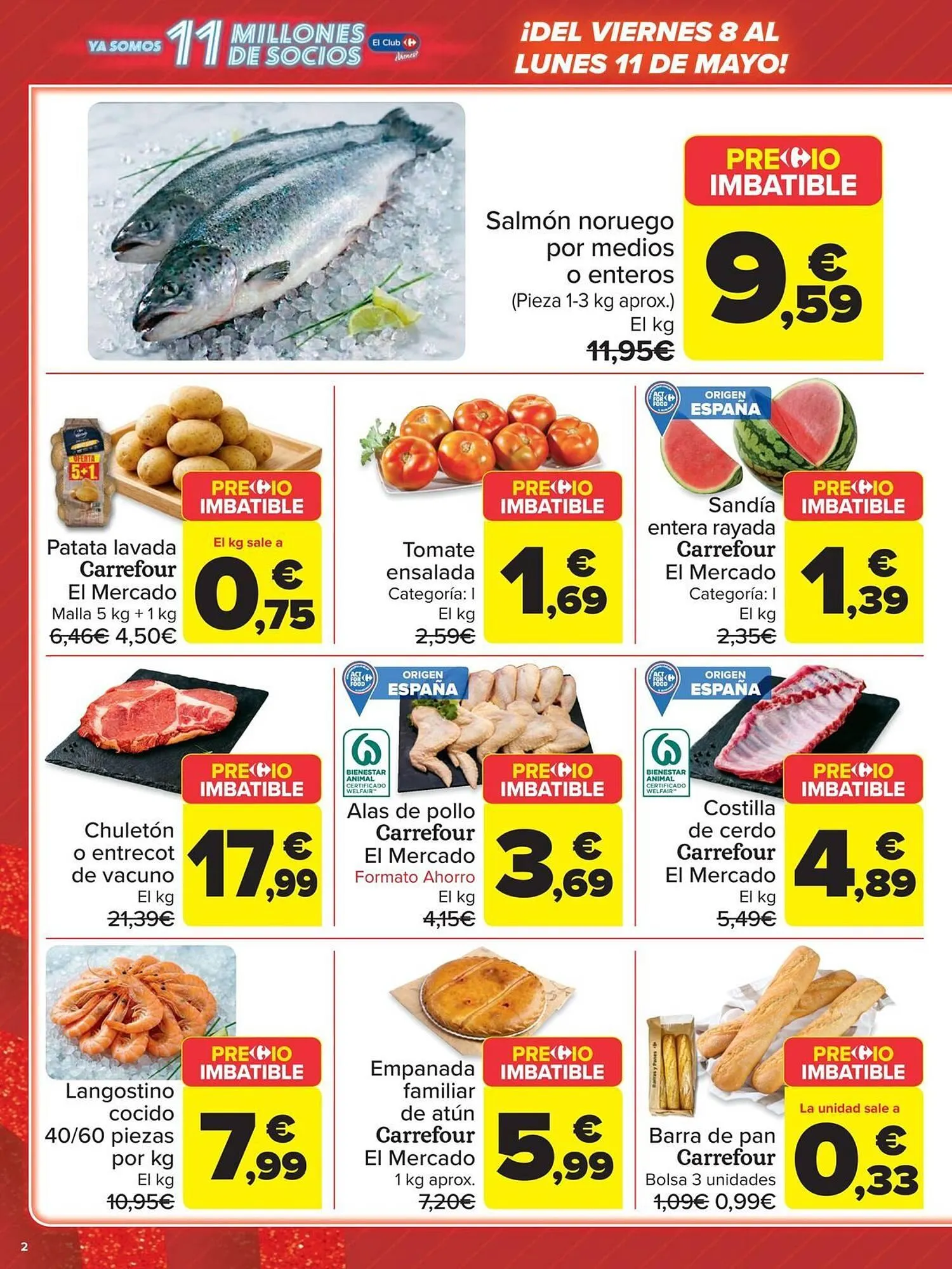 Catálogo de Folleto Carrefour 8 de mayo al 11 de mayo 2026 - Página 2