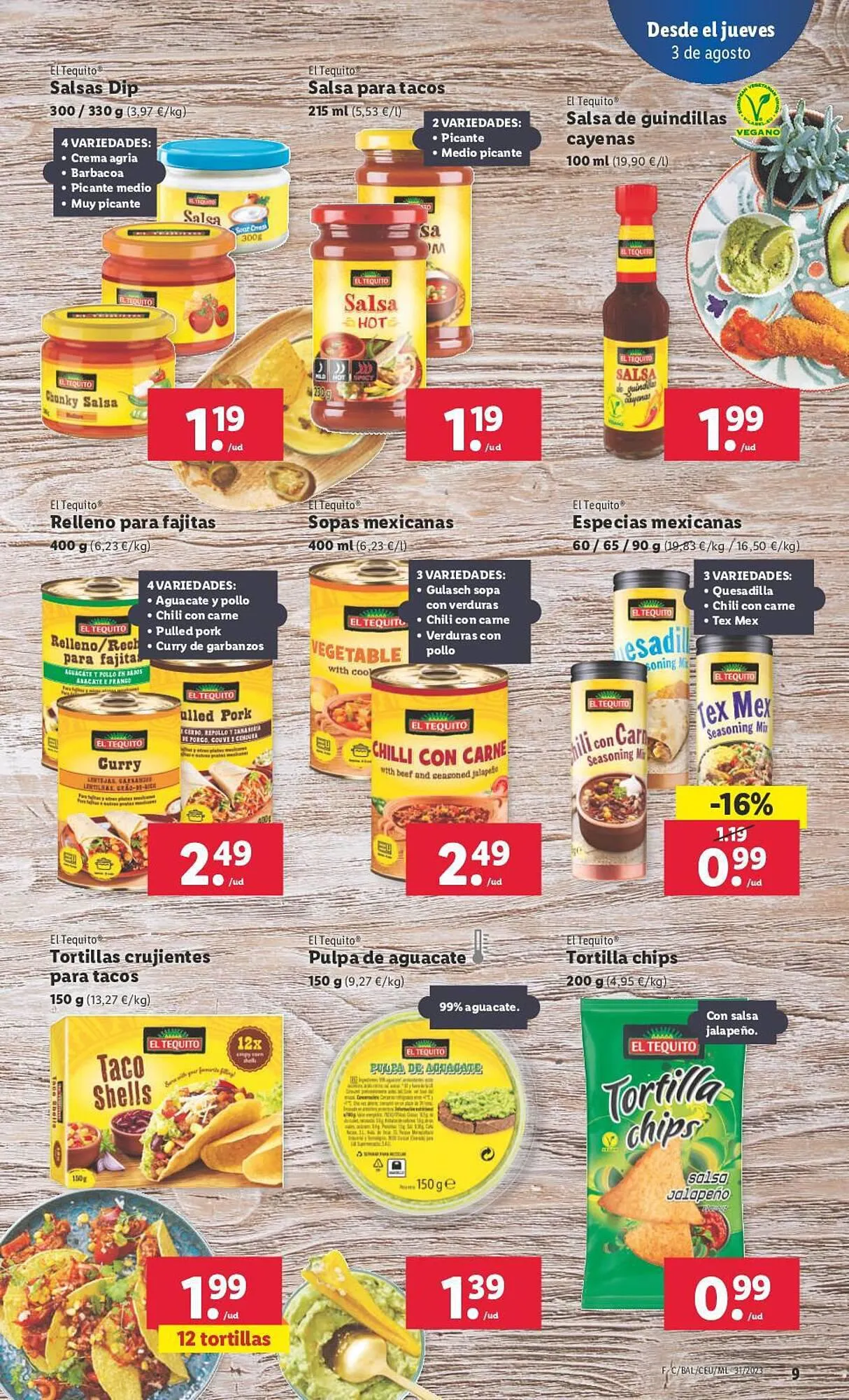 Catálogo de Folleto Lidl 3 de agosto al 9 de agosto 2023 - Página 9