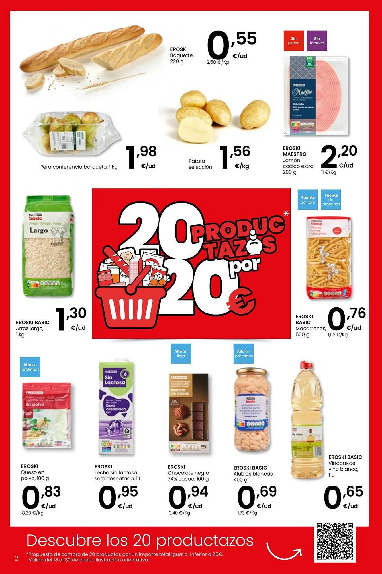Catálogo de Folleto Eroski 18 de enero al 30 de enero 2024 - Página 2
