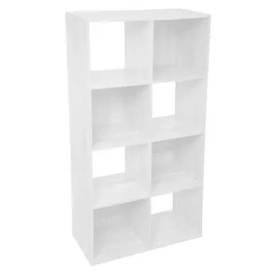 ESTANTERÍA DE 8 COMPARTIMENTOS MIX MODULO BLANCA
