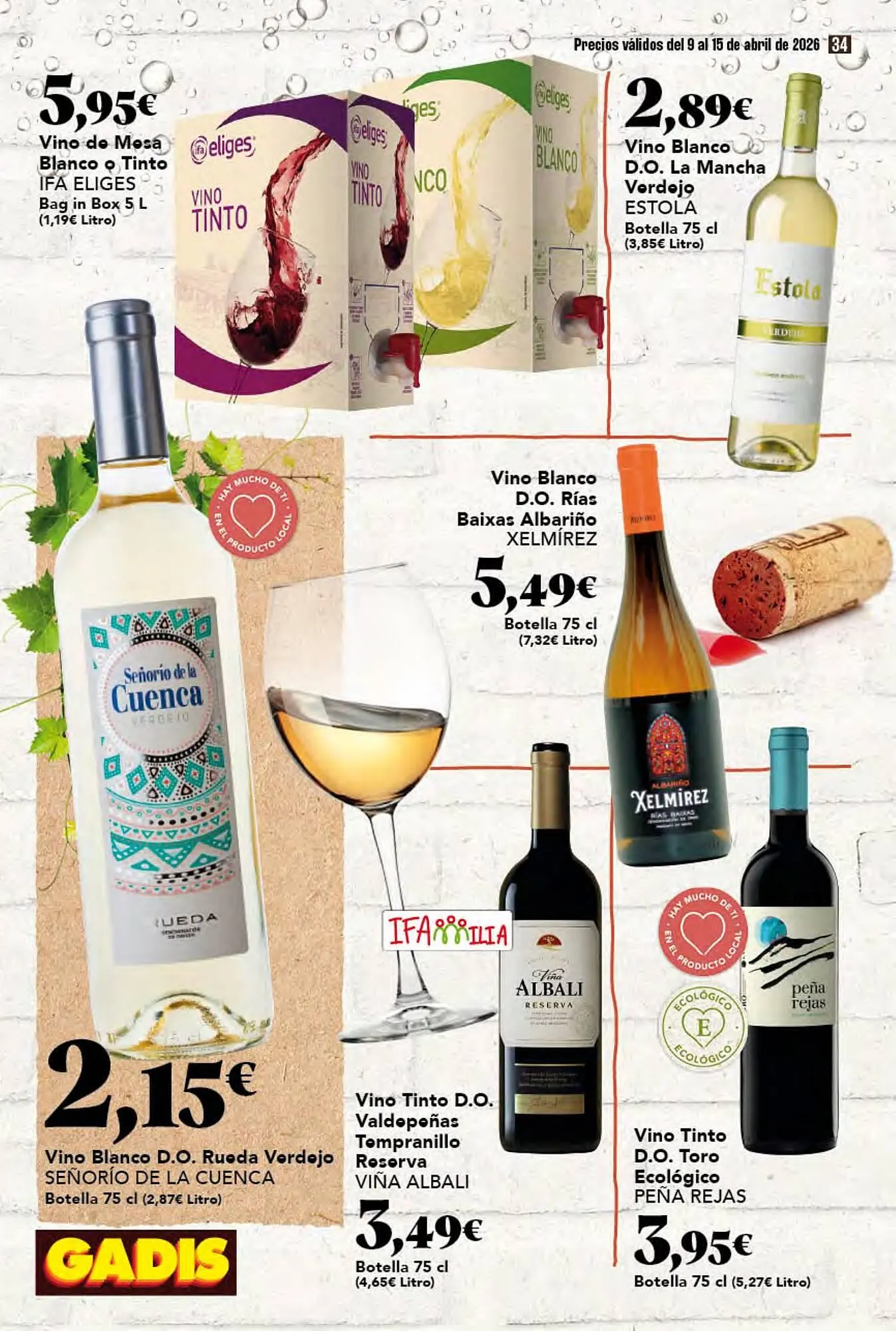 Catálogo de Folleto Gadis 9 de abril al 15 de abril 2026 - Página 34