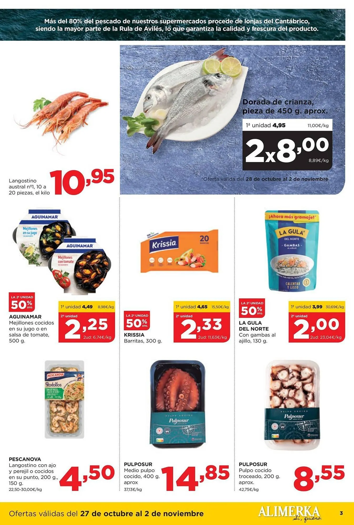 Catálogo de Folleto Alimerka 27 de octubre al 2 de noviembre 2025 - Página 3