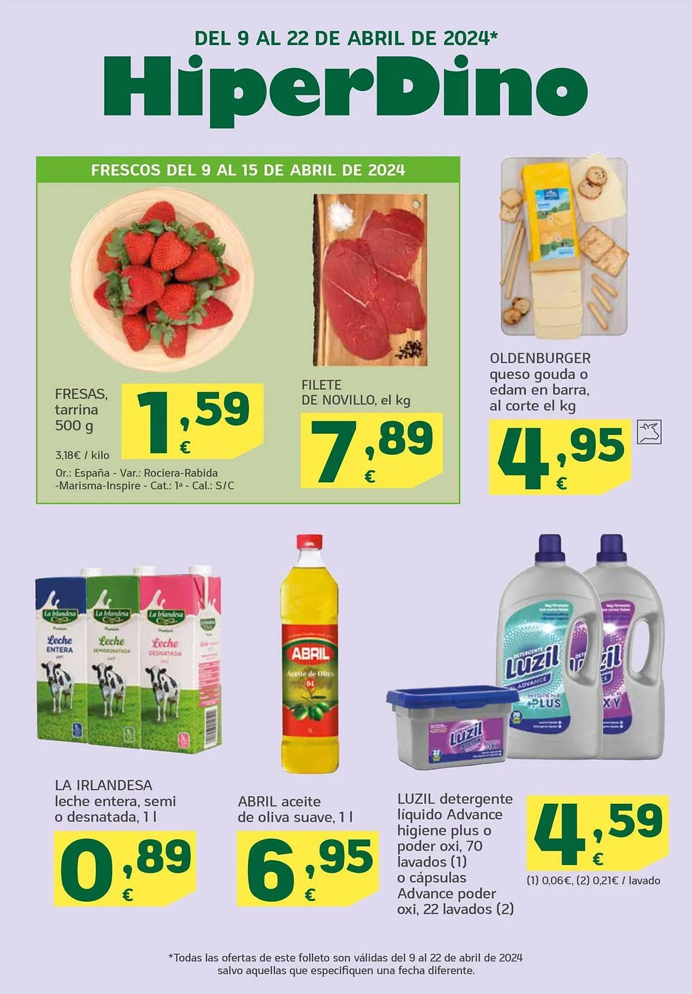 Catálogo de Folleto HiperDino 9 de abril al 22 de abril 2024 - Página 1