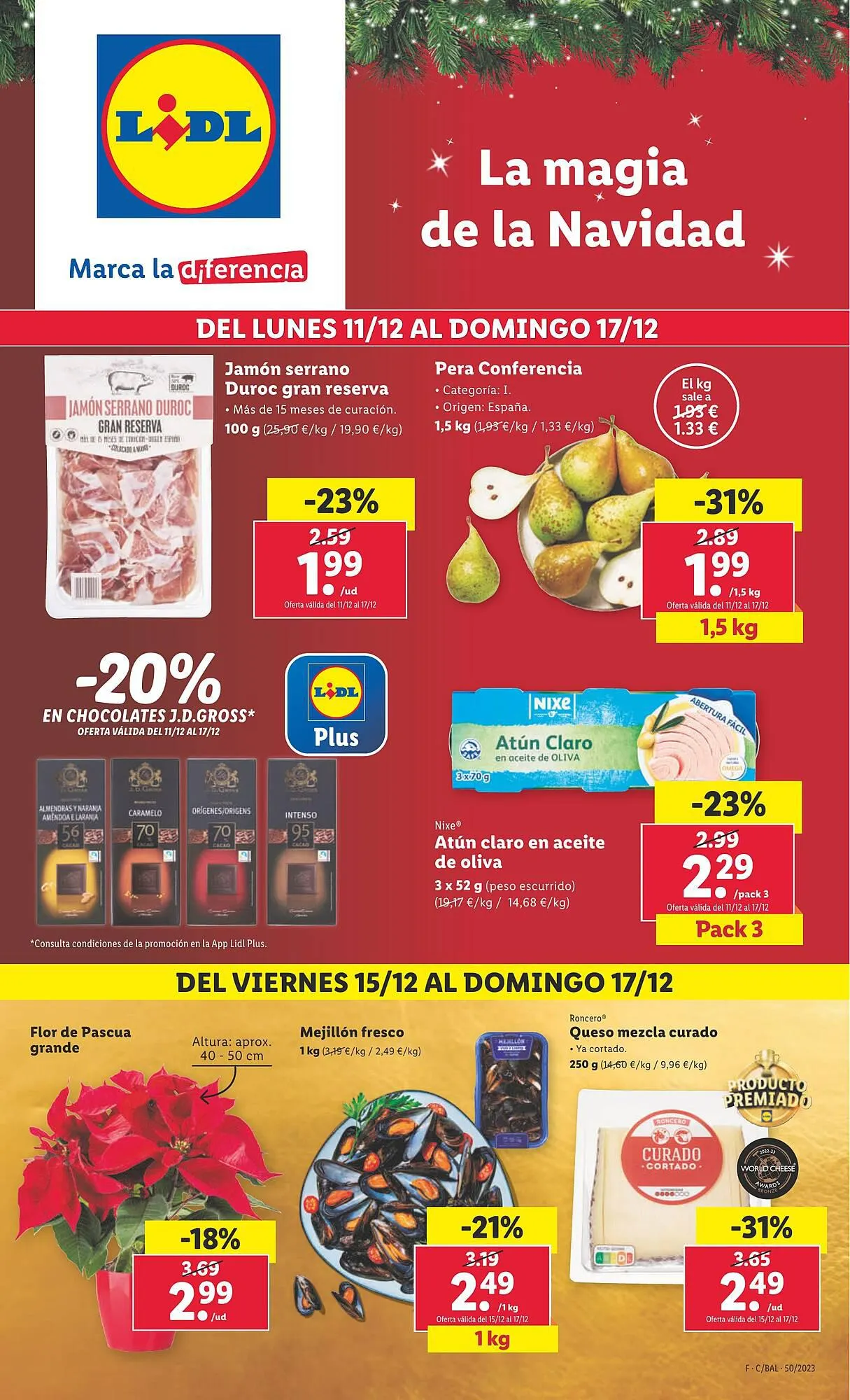 Catálogo de Folleto Lidl 11 de diciembre al 17 de diciembre 2023 - Página 1