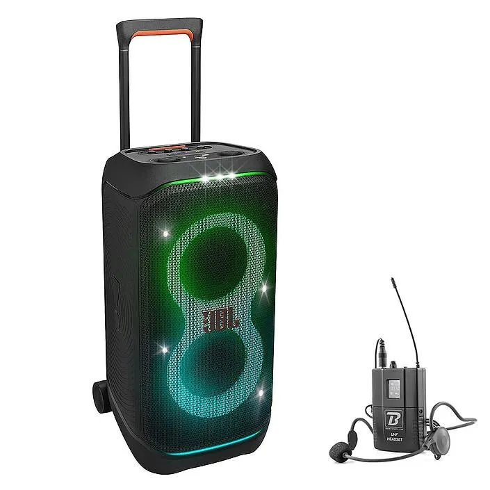JBL PartyBox Stage 320 + Auriculares BoomTone DJ UHF F2