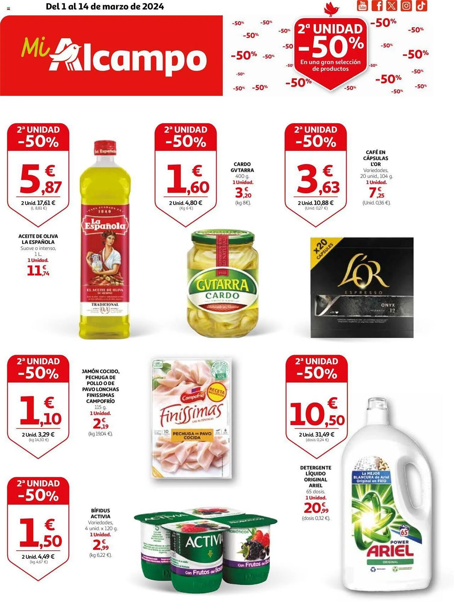 Catálogo de Folleto miAlcampo 1 de marzo al 14 de marzo 2024 - Página 1