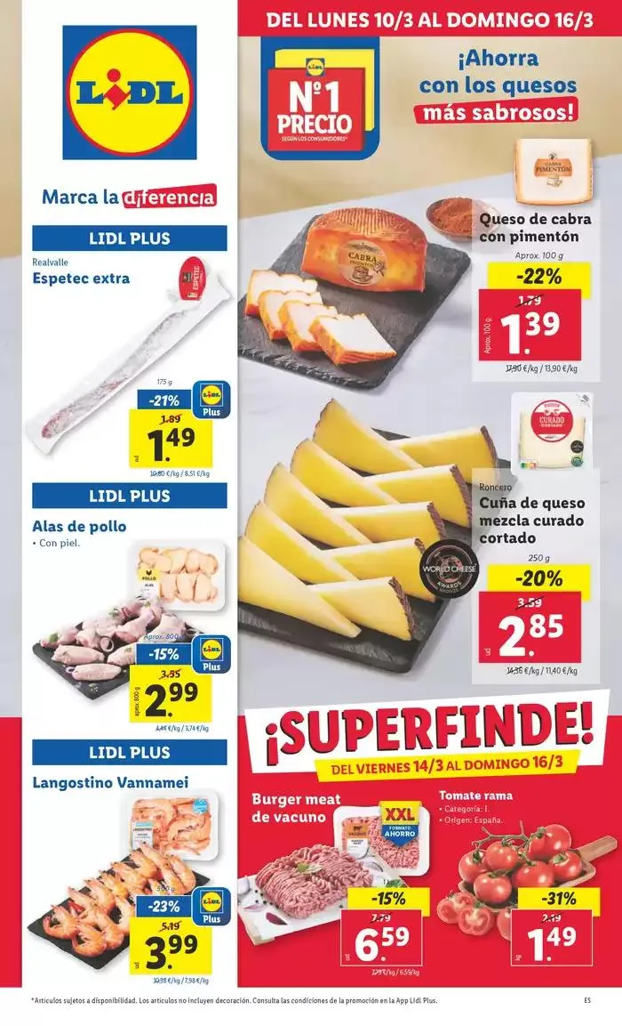 № 1 PRECIO - Ofertas válidas del 10/03 al 16/03 - 1