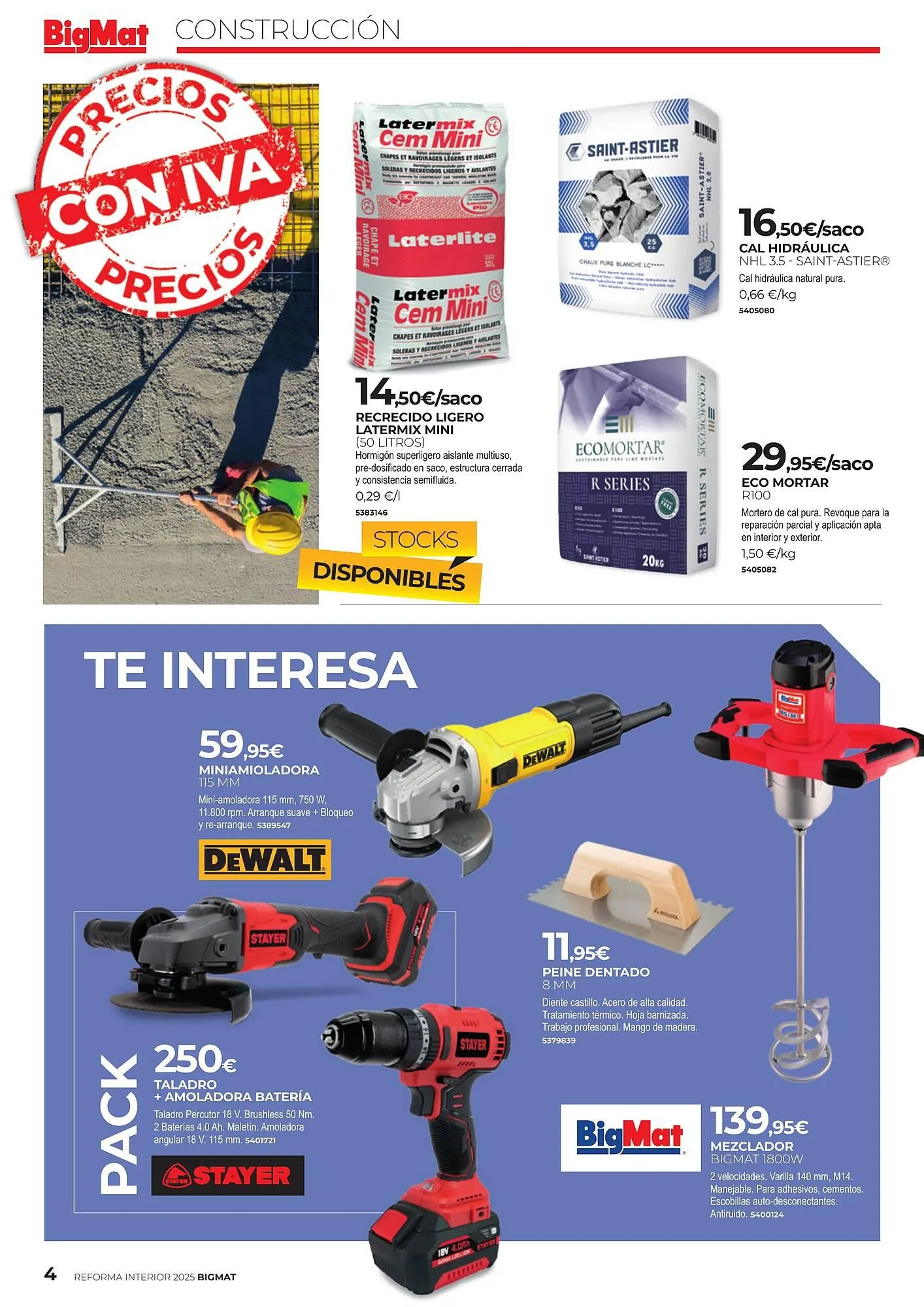 Catálogo de Folleto La Plataforma de la Construcción 18 de febrero al 19 de abril 2025 - Página 4