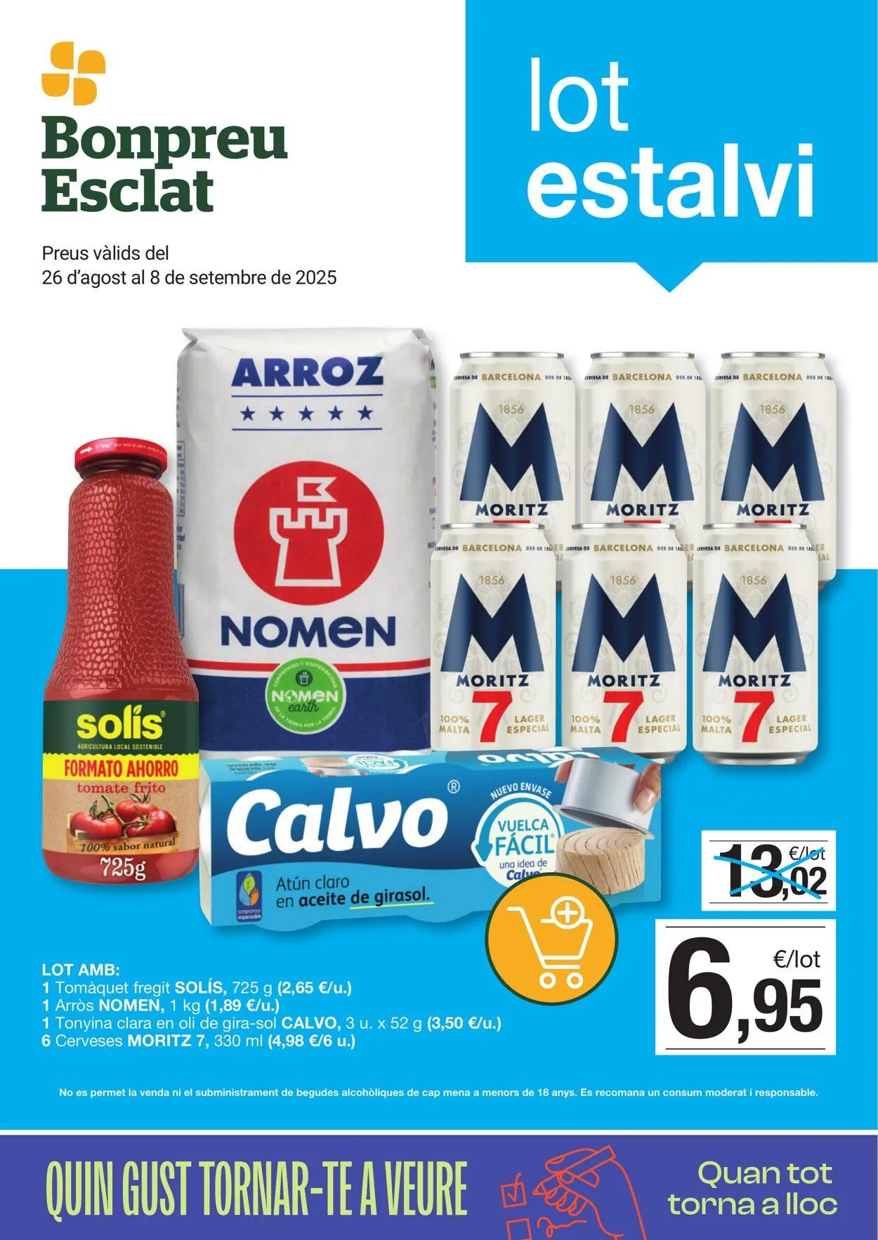 Catálogo de Bonpreu Oferta actual 26 de agosto al 8 de septiembre 2025 - Página 1