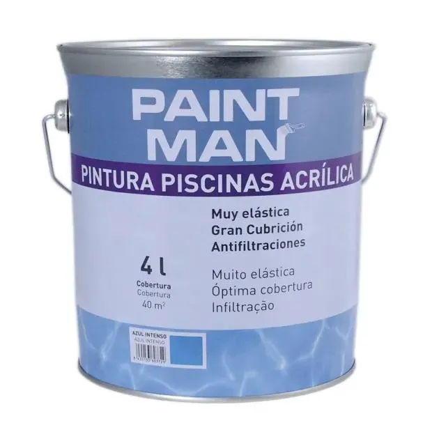 Pintura piscina al agua azul Paintman 12 L