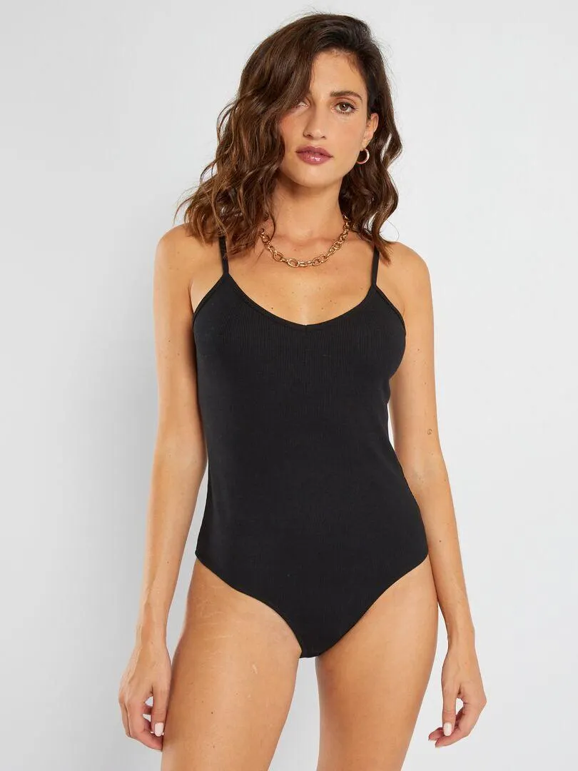 Body sin mangas - Negro