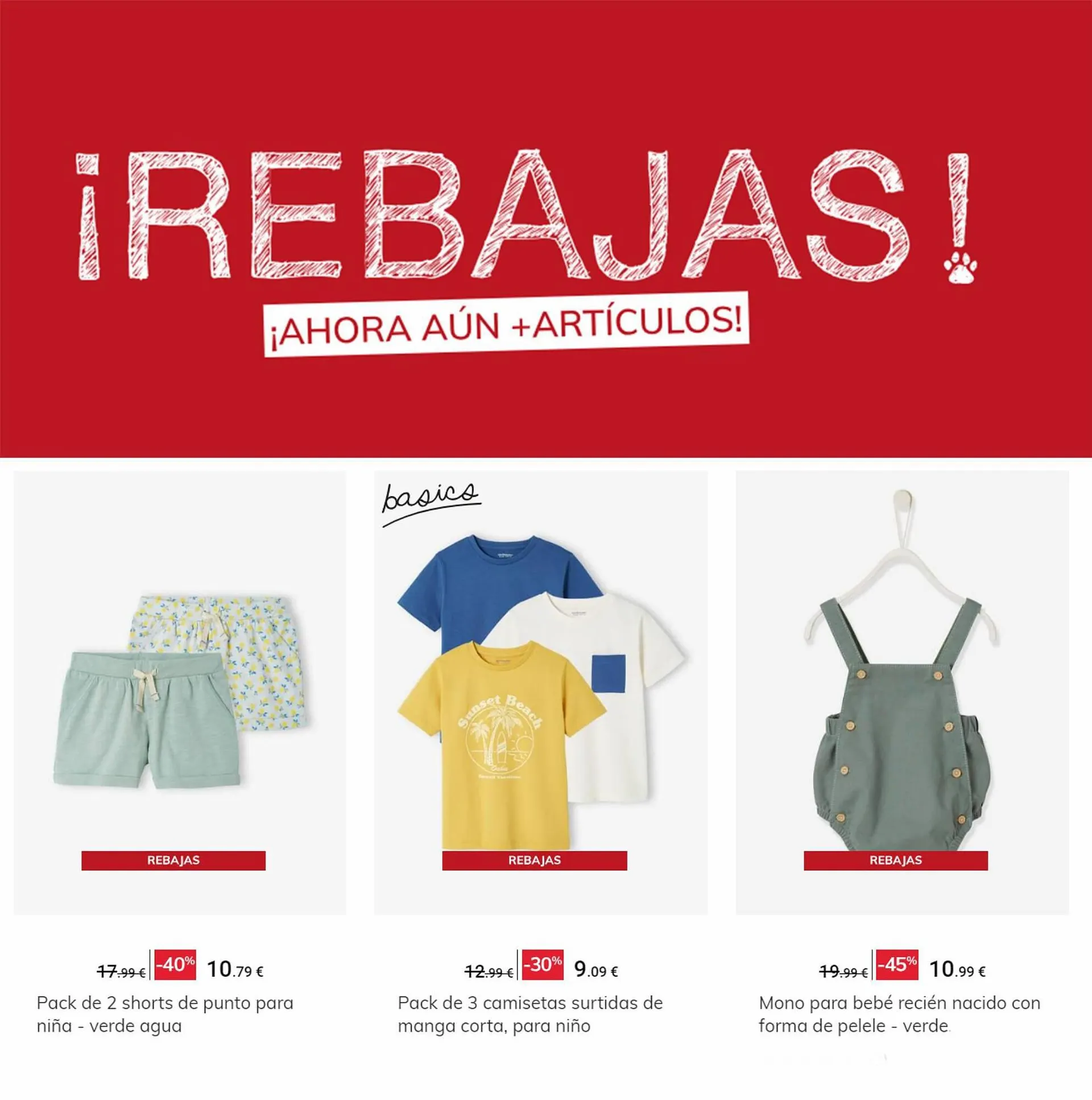 Catálogo de Folleto Vertbaudet 26 de junio al 10 de julio 2023 - Página 2