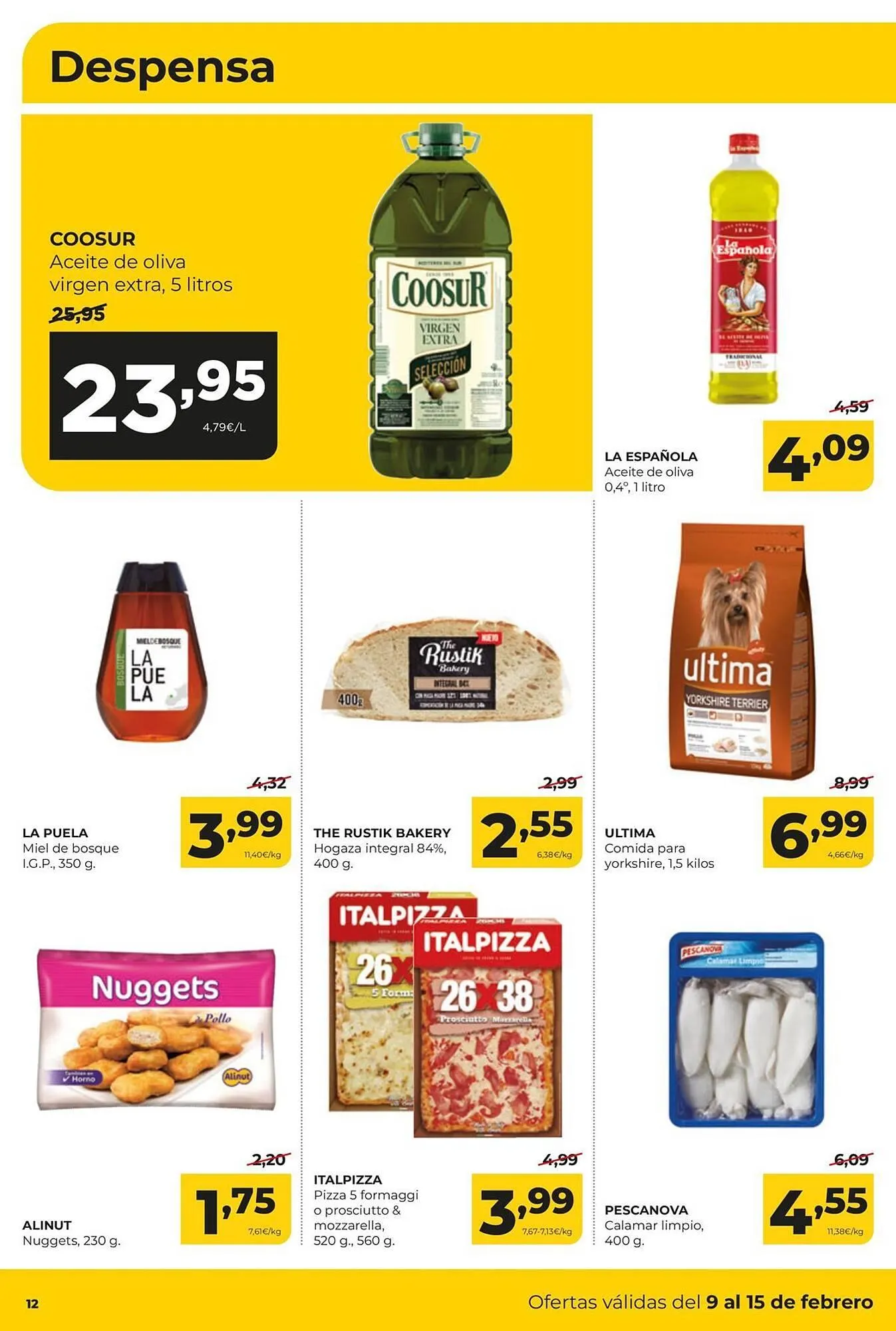 Catálogo de Folleto Alimerka 9 de febrero al 15 de febrero 2026 - Página 12