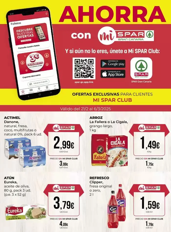 OFERTAS EXCLUSIVAS PARA CLIENTES MI SPAR CLUB - 1