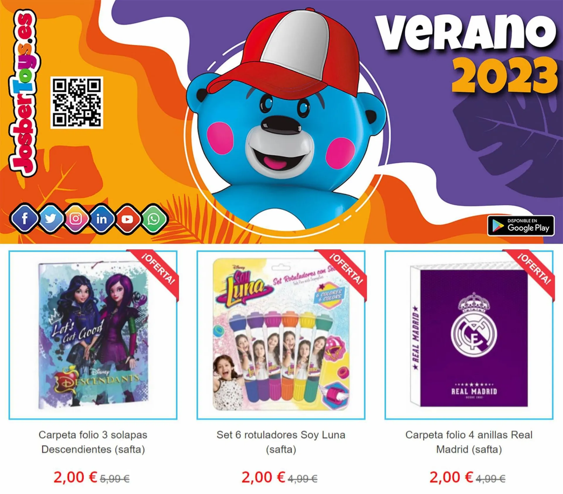 Catálogo de Folleto Josber Toys 21 de agosto al 4 de septiembre 2023 - Página 2