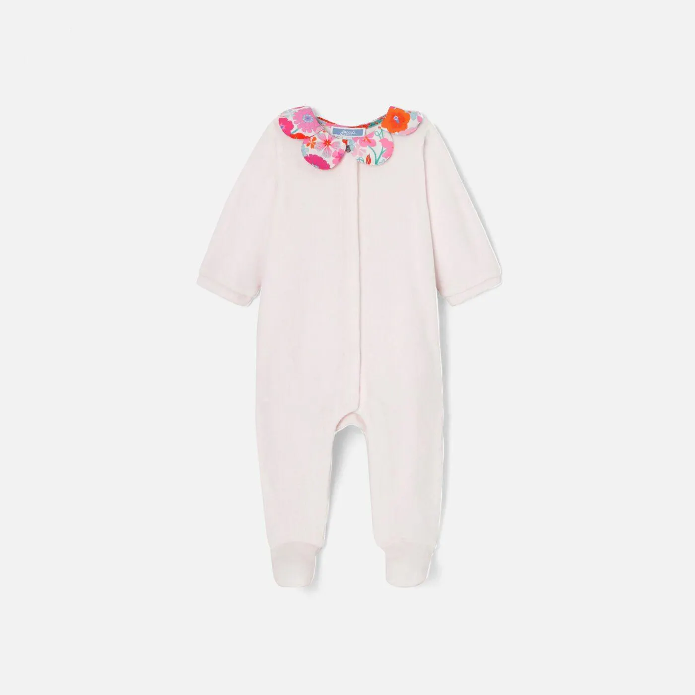 Pijama de terciopelo para bebé niña