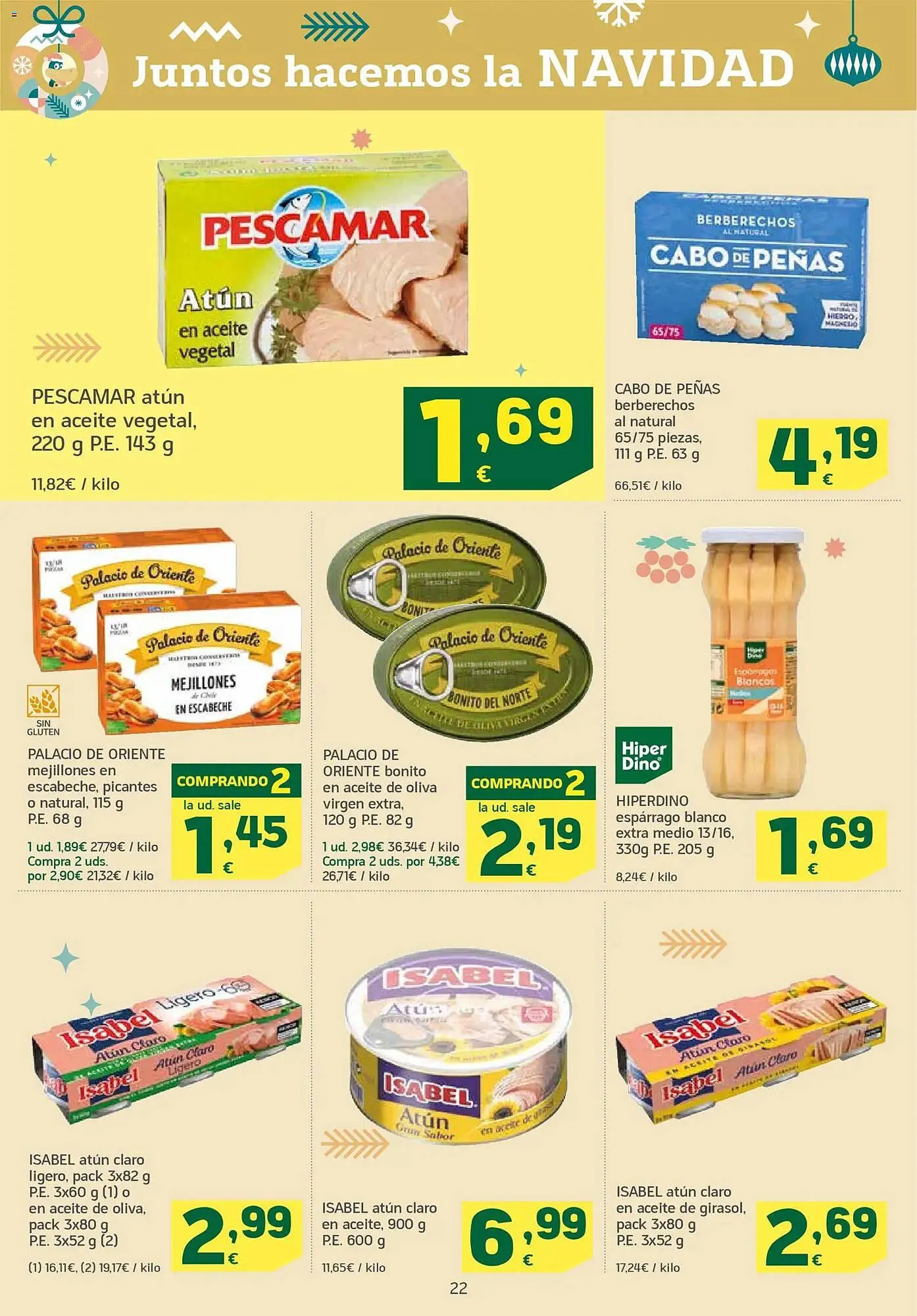 Catálogo de Folleto HiperDino 4 de diciembre al 17 de diciembre 2025 - Página 22