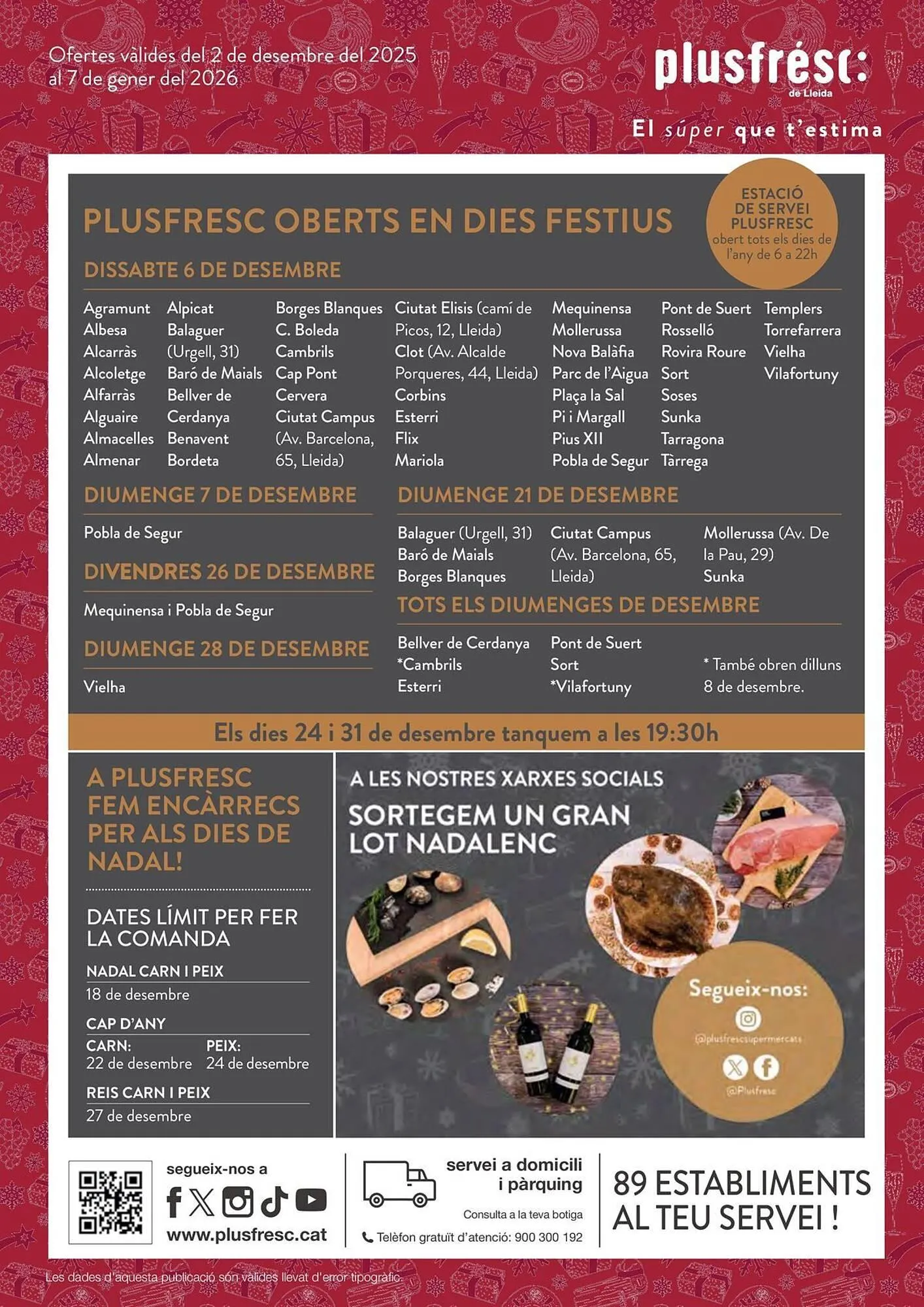 Catálogo de Folleto Plusfresc 3 de diciembre al 7 de enero 2026 - Página 25