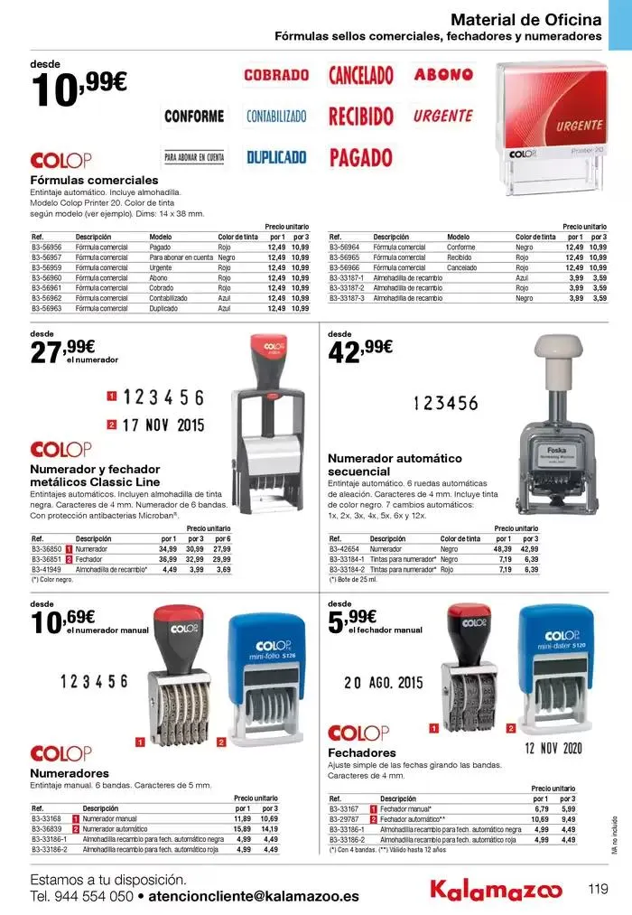 Catálogo de Staples Kalamazoo Catálogo General 9 de enero al 30 de septiembre 2025 - Página 119