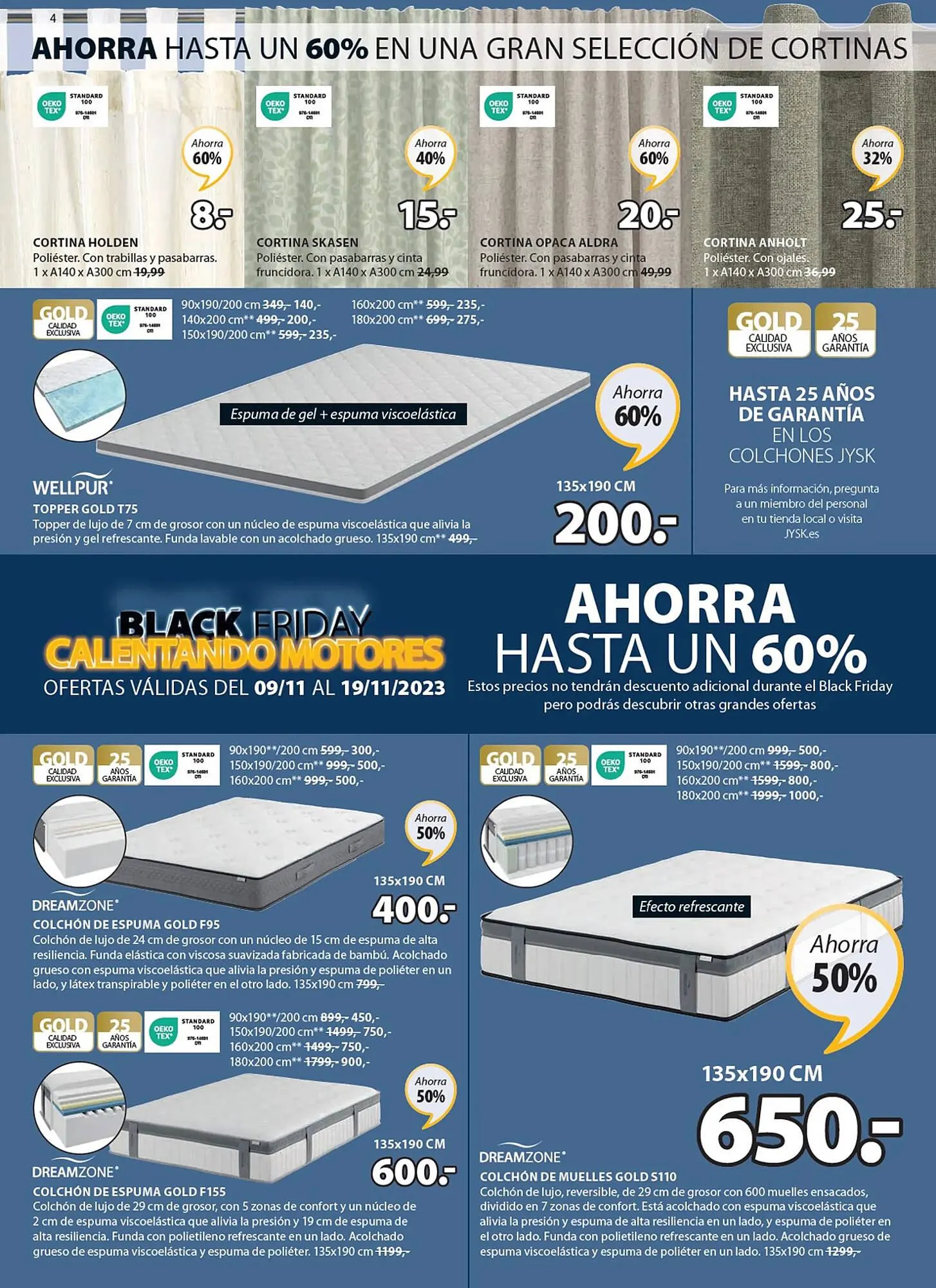 Catálogo de Folleto JYSK 9 de noviembre al 9 de diciembre 2023 - Página 5