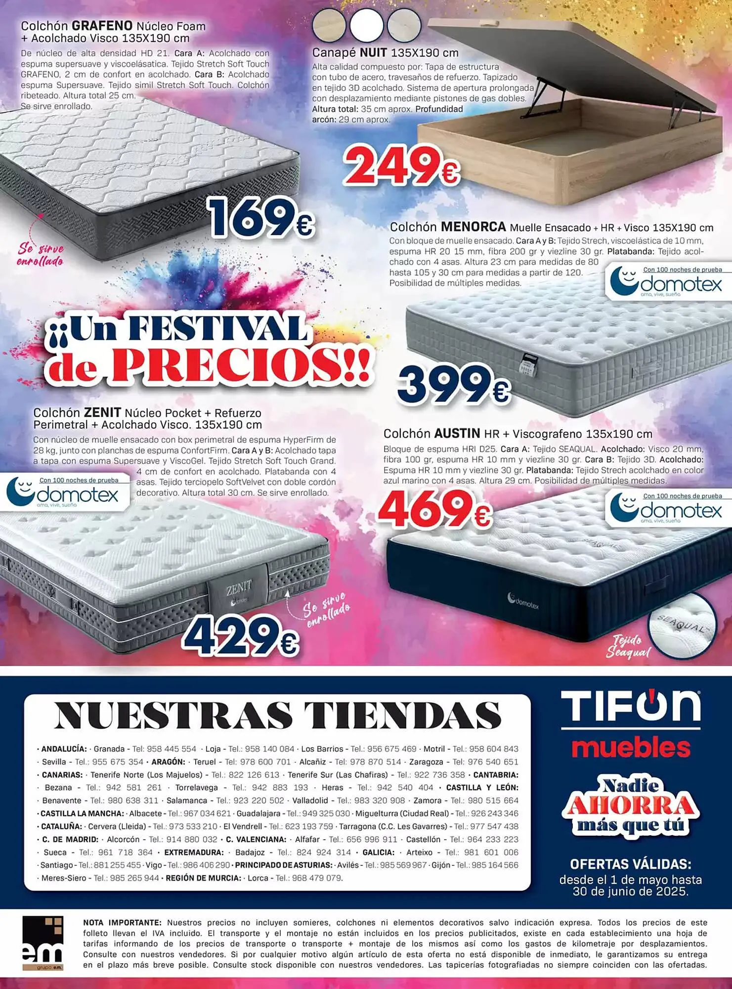 Catálogo de Folleto Tifón Hipermueble 6 de mayo al 30 de junio 2025 - Página 8