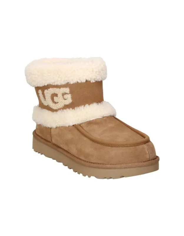 Botines UGG Ultra Mini Fluff camel
