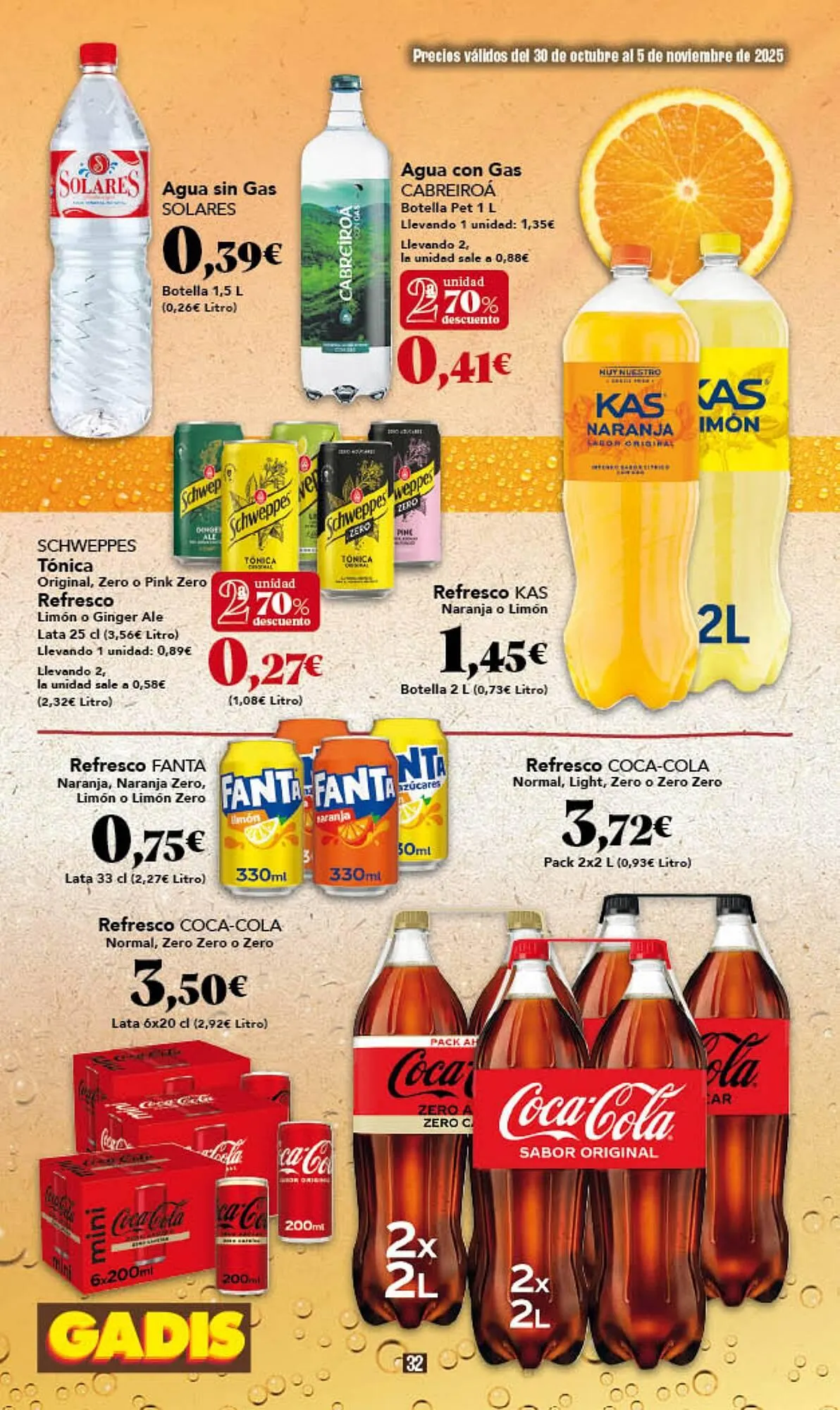 Catálogo de Folleto Gadis 30 de octubre al 5 de noviembre 2025 - Página 32