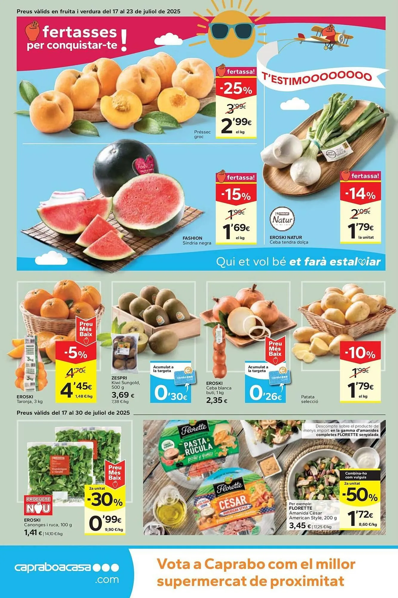 Catálogo de Folleto Caprabo 17 de julio al 30 de julio 2025 - Página 4