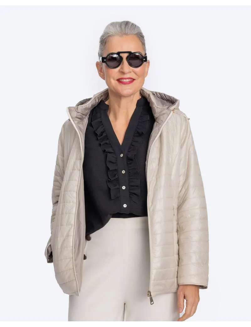 Acolchado Corto Reversible