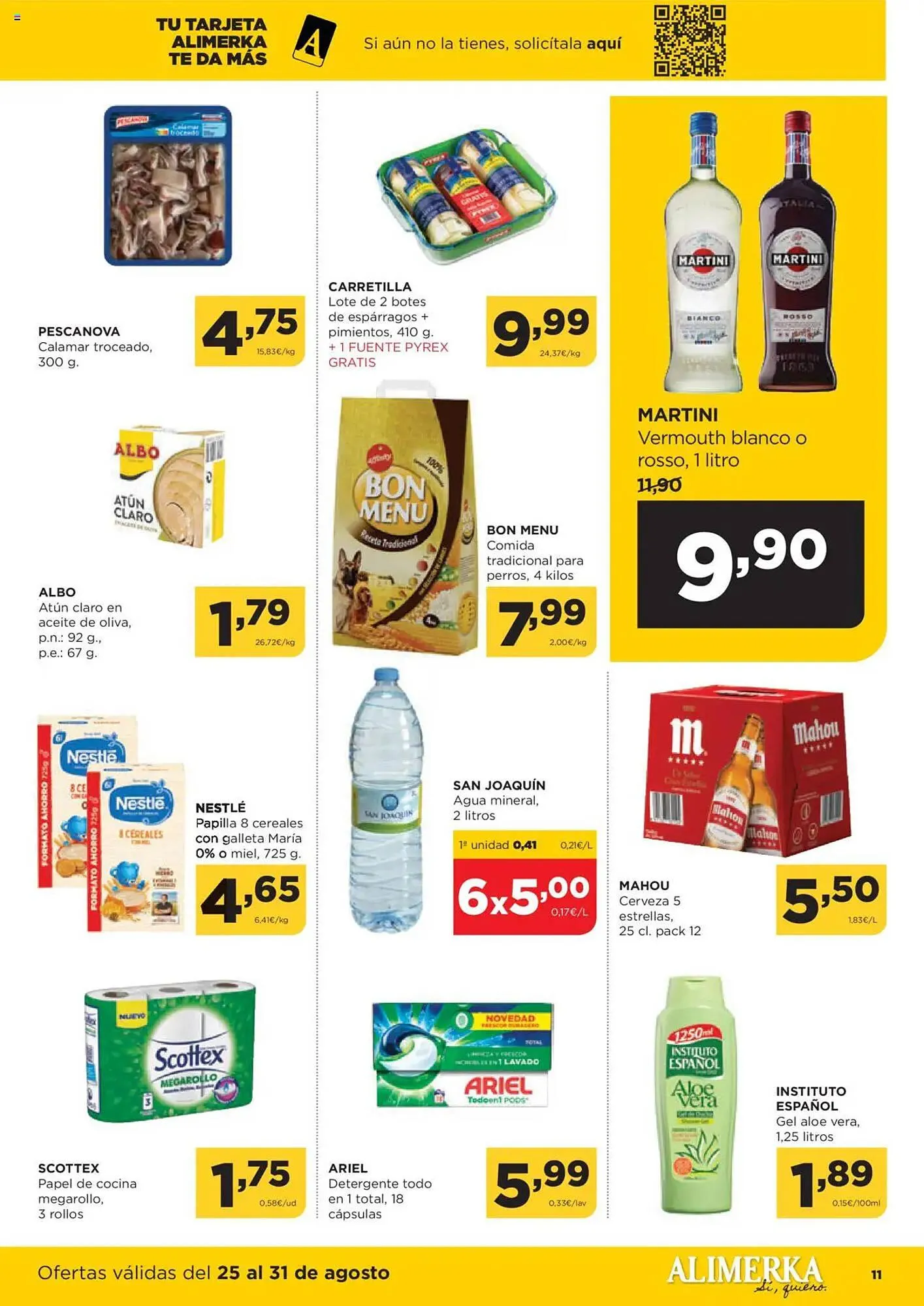 Catálogo de Folleto Alimerka 25 de agosto al 31 de agosto 2025 - Página 11